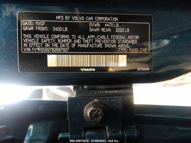 Volvo S60 2.5T 2008 YV1RS592782687927 Image 10