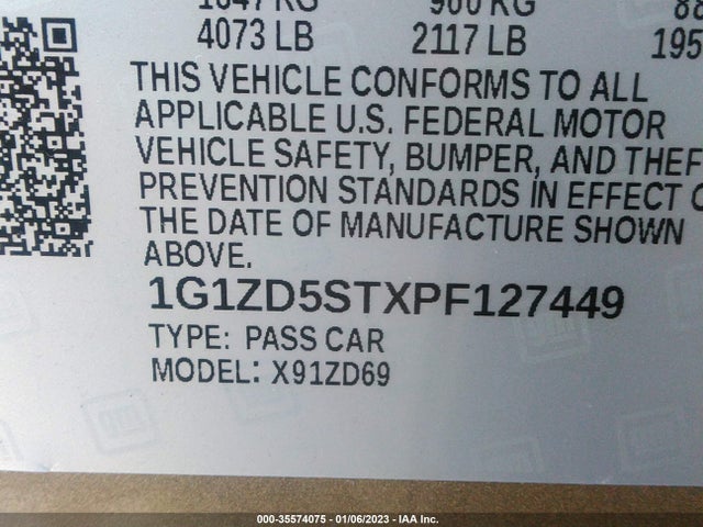 Chevrolet MALIBU LT 2023 1G1ZD5STXPF127449 Image 10