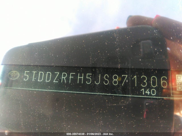 Toyota Highlander Limited 2018 5TDDZRFH5JS871306 Image 9