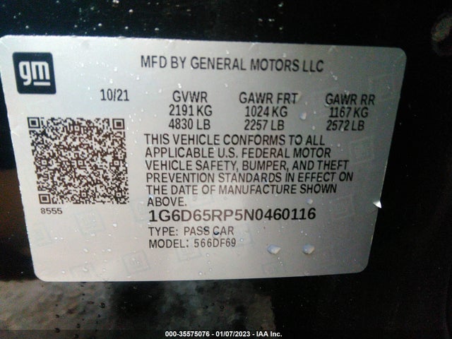 Cadillac Ct4-v Blackwing 2022 1G6D65RP5N0460116 Image 10