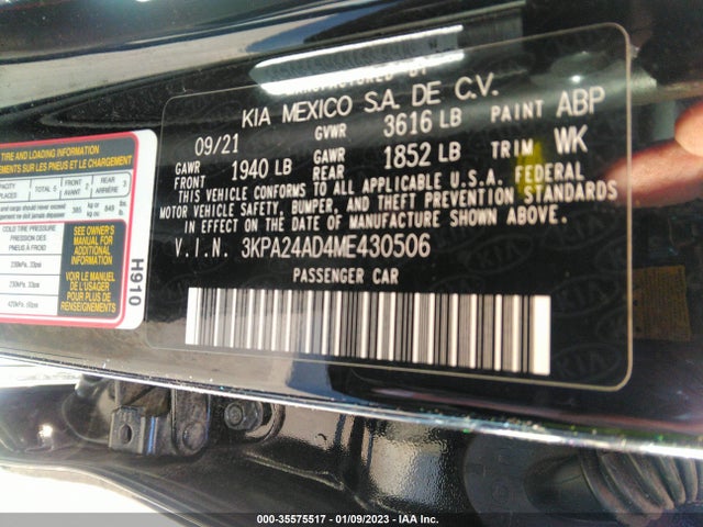 2021 Kia Rio, VIN: 3KPA24AD4ME430506