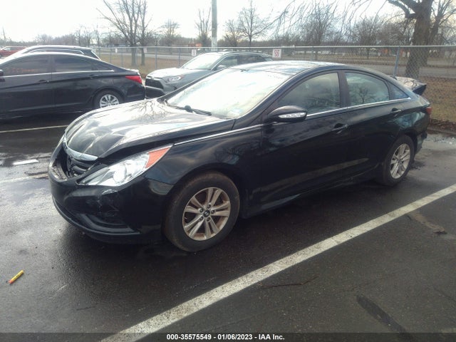2014 Hyundai Sonata Gls მანქანა იყიდება აუქციონზე, vin: 5NPEB4AC2EH836709, აუქციონის ნომერი: 35575549