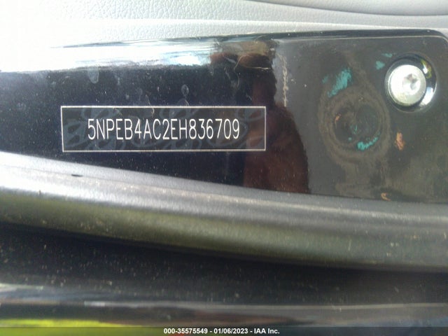 2014 Hyundai Sonata Gls მანქანა იყიდება აუქციონზე, vin: 5NPEB4AC2EH836709, აუქციონის ნომერი: 35575549