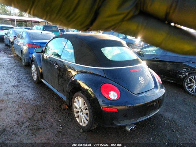 2008 VOLKSWAGEN NEW BEETLE CONVERTIBLE SE VIN: 3VWRF31Y48M400774