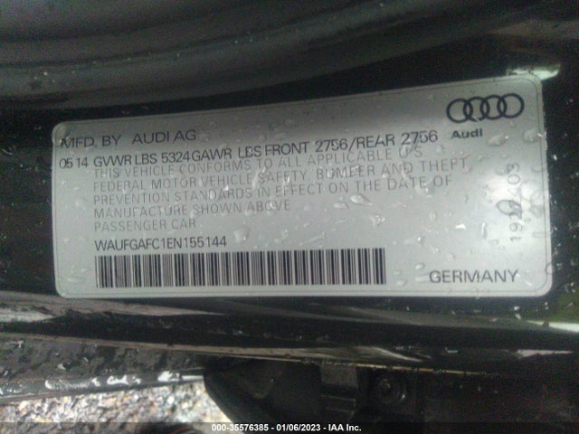 WAUFGAFC1EN155144 Audi A6 3.0t Premium Plus
