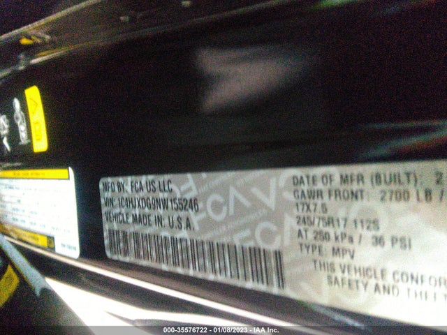 Jeep Wrangler 2022 1C4HJXDG9NW155246 Image 9