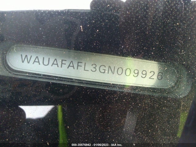 WAUAFAFL3GN009926 Audi A4 PREMIUM