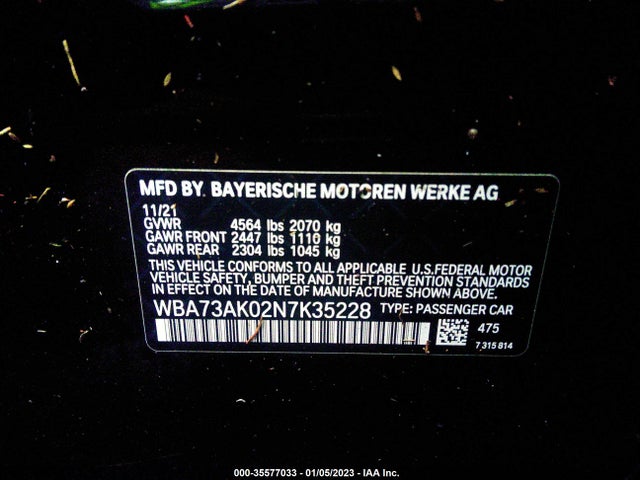 BMW 2 Series 228i Xdrive 2022 аукцион фото