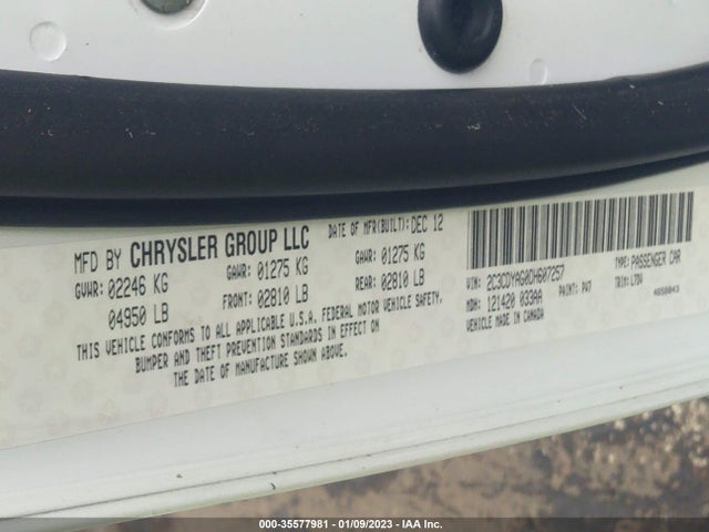Dodge Challenger Sxt 2013 2C3CDYAG0DH607257 Image 9