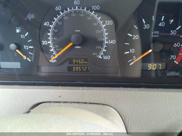1999 MERCEDES-BENZ C CLASS VIN: WDBHA29G7XA747495