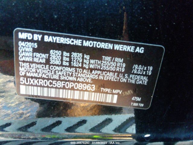 5UXKR0C58F0P08963 BMW X5 Xdrive35i