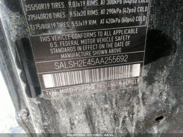 SALSH2E45AA255692 Land Rover Range Rover Sport Sc