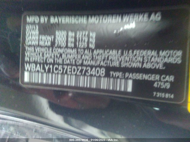 WBALY1C57EDZ73408 BMW 6 Series 640i Xdrive