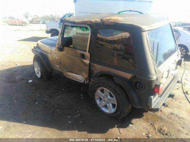 2004 JEEP WRANGLER X VIN: 1J4FA39S54P742298