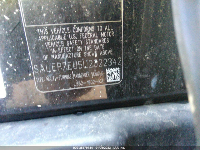 2020 Land Rover Defender, VIN: SALEP7EU5L2022342