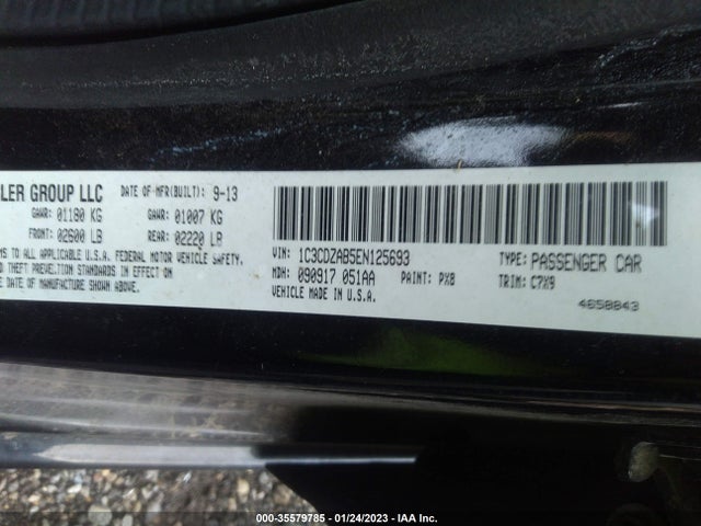Dodge AVENGER SE 2014 1C3CDZAB5EN125693 Image 9