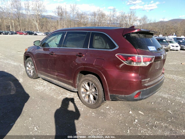 2015 TOYOTA HIGHLANDER XLE VIN: 5TDKKRFH9FS096253