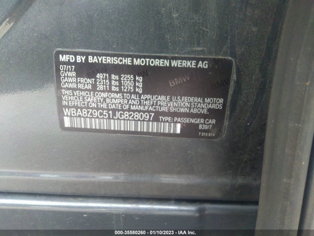 2018 BMW 3 Series, VIN: WBA8Z9C51JG828097