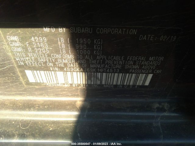 4S3GKAJ69K1614513 Subaru Impreza Sport