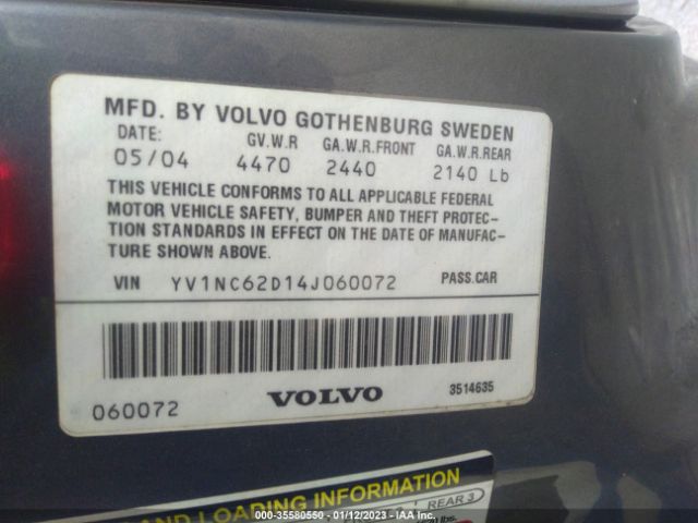 YV1NC62D14J060072 Volvo C70