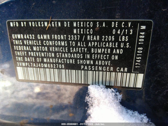 3VWPL7AJ4DM682709 Volkswagen Jetta Sportwagen Tdi W/sunroof