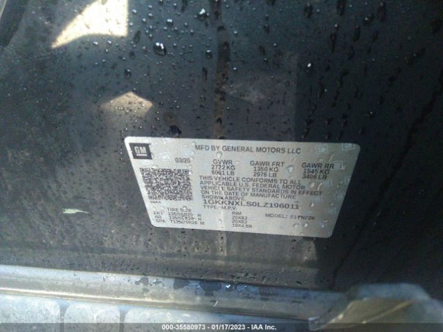 1GKKNXLS0LZ196011 GMC Acadia Denali