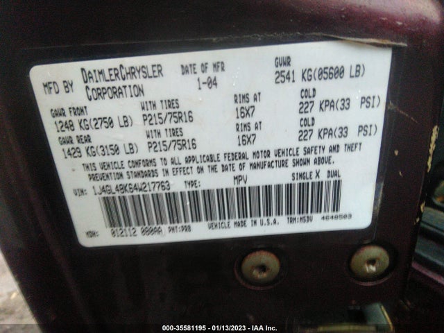 Jeep Liberty 2004 1J4GL48K64W217763 Image 10