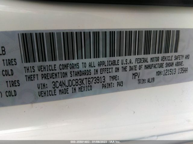 3C4NJDCB3KT673913 Jeep Compass Limited