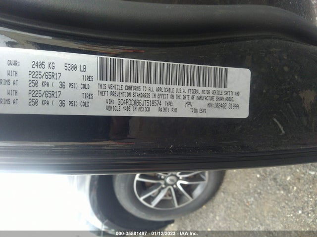 2018 Dodge Journey, VIN: 3C4PDCAB6JT518574