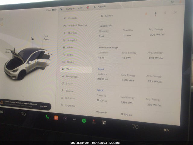 Tesla Model Y Long Range 2021 5YJYGDEE5MF183901 Image 7
