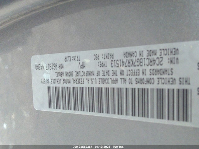 Chrysler Pacifica 2019 2C4RC1BG7KR741513 Image 9