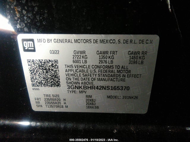 Chevrolet Blazer Lt 2022 3GNKBHR42NS165370 Image 9