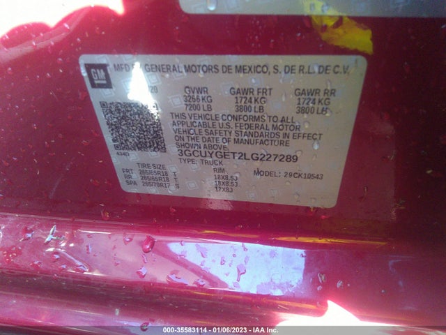 Chevrolet Silverado 1500 Ltz 2020 3GCUYGET2LG227289 Image 9