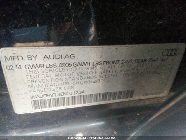 Audi A4 Premium Plus 2014 WAUFFAFL3EN031234 Image 9