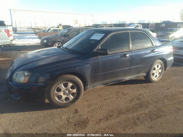 2005 SUBARU IMPREZA SEDAN (NATL) RS VIN: JF1GD67545G523565