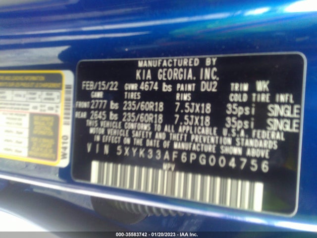 KIA Sportage 2023 5XYK33AF6PG004756 Image 9