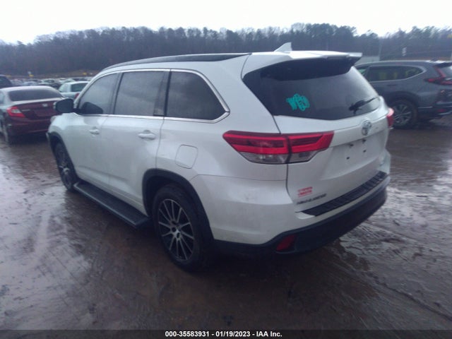 2017 TOYOTA HIGHLANDER XLE/SE VIN: 5TDJZRFH2HS360312