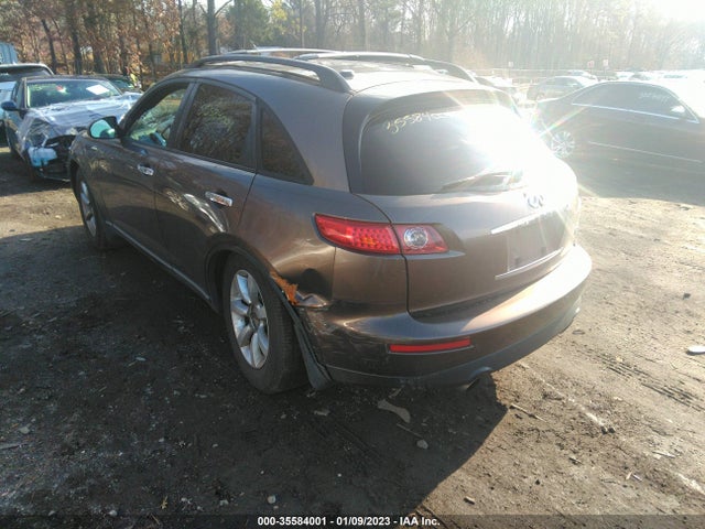2005 INFINITI FX35 VIN: JNRAS08W25X202618