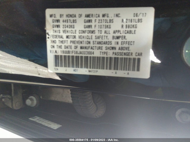 Acura Tlx W/technology Pkg 2018 19UUB1F56JA003664 Image 9