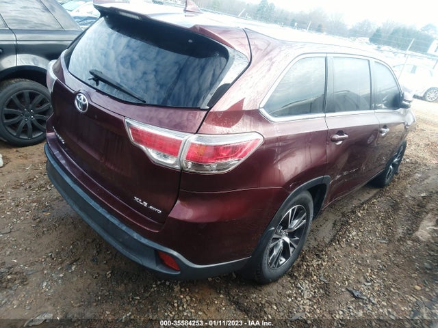 2016 Toyota Highlander, VIN: 5TDJKRFH3GS246791