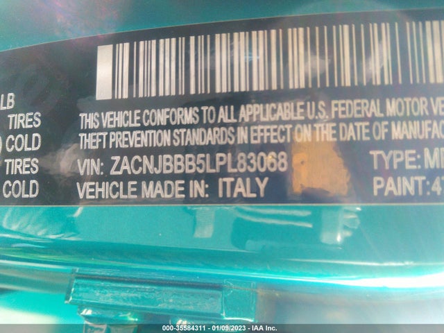 Jeep Renegade Latitude 2020 ZACNJBBB5LPL83068 Image 10