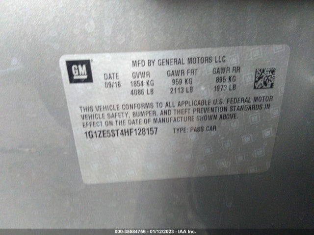 Chevrolet MALIBU LT 2017 1G1ZE5ST4HF128157 Image 9