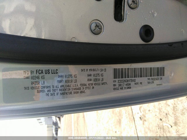 Dodge Challenger Sxt 2019 2C3CDZAG3KH735432 Image 11