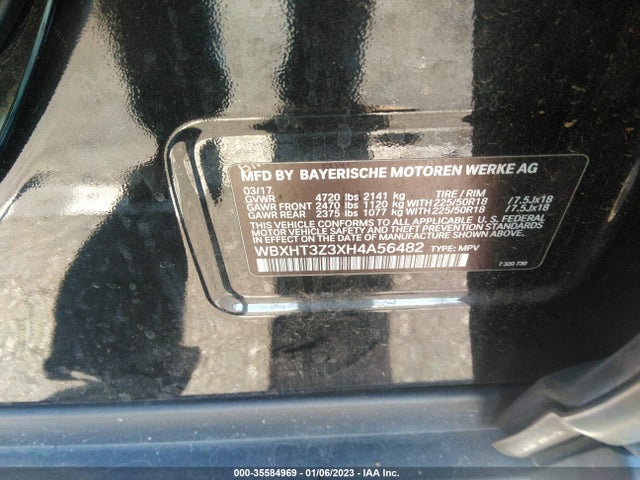 BMW X1 Xdrive28i 2017 WBXHT3Z3XH4A56482 Image 10
