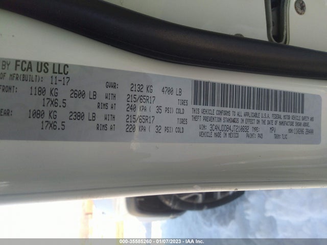 Jeep Compass Trailhawk 2018 3C4NJDDB4JT210692 Image 9