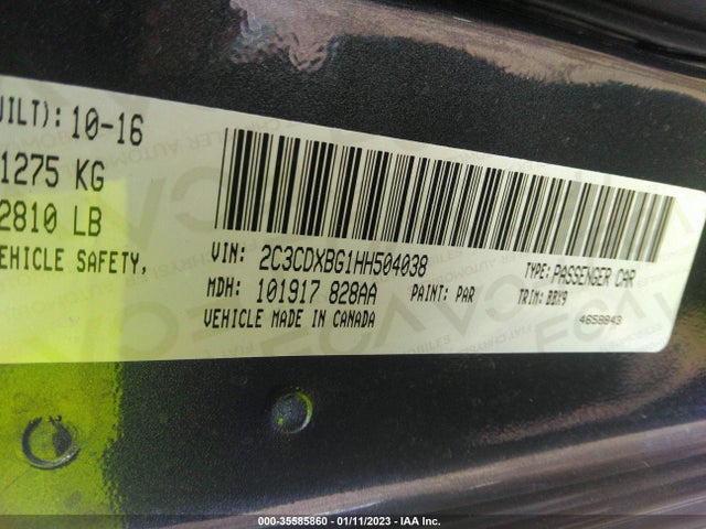 Dodge Charger Se 2017 2C3CDXBG1HH504038 Image 11