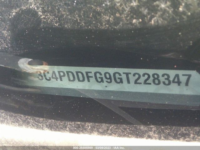3C4PDDFG9GT228347 Dodge Journey R/t