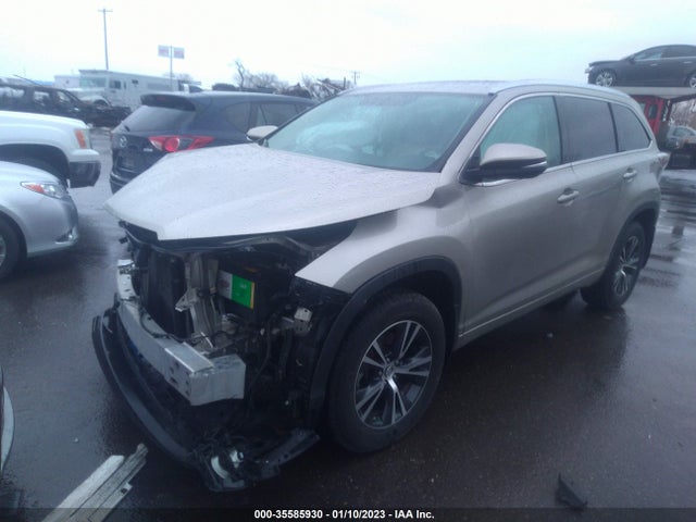 Toyota Highlander Xle 2016 5TDJKRFH5GS235999 Image 2