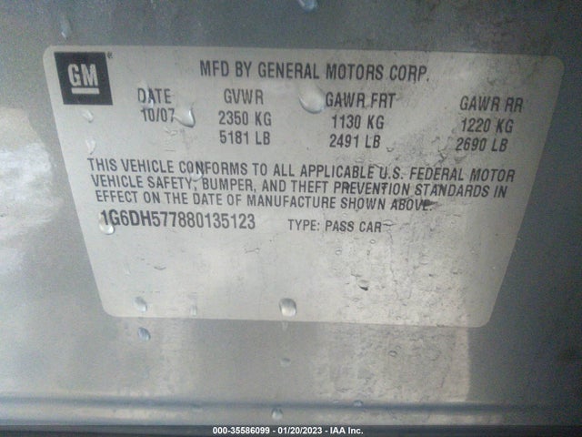 Cadillac CTS 2008 1G6DH577880135123 Image 10