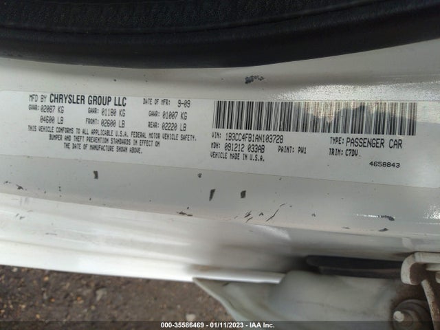 Dodge Avenger Sxt 2010 1B3CC4FB1AN103728 Image 10
